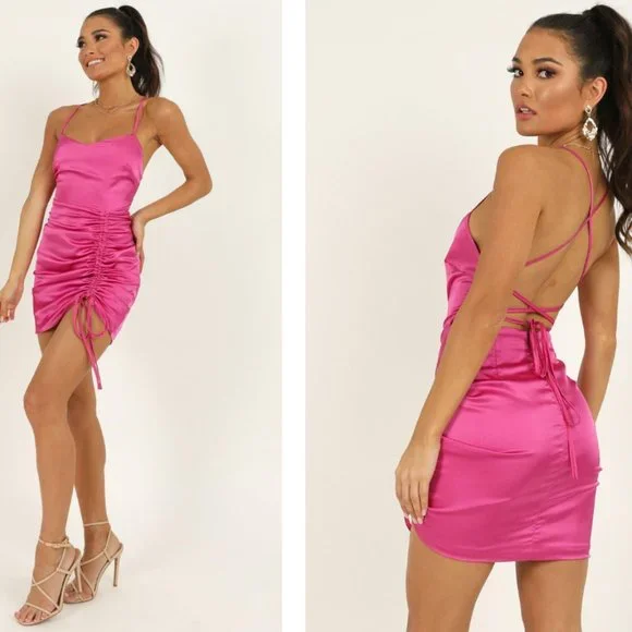 hot pink cape dress Adult Hot Pink Cloak main image 0